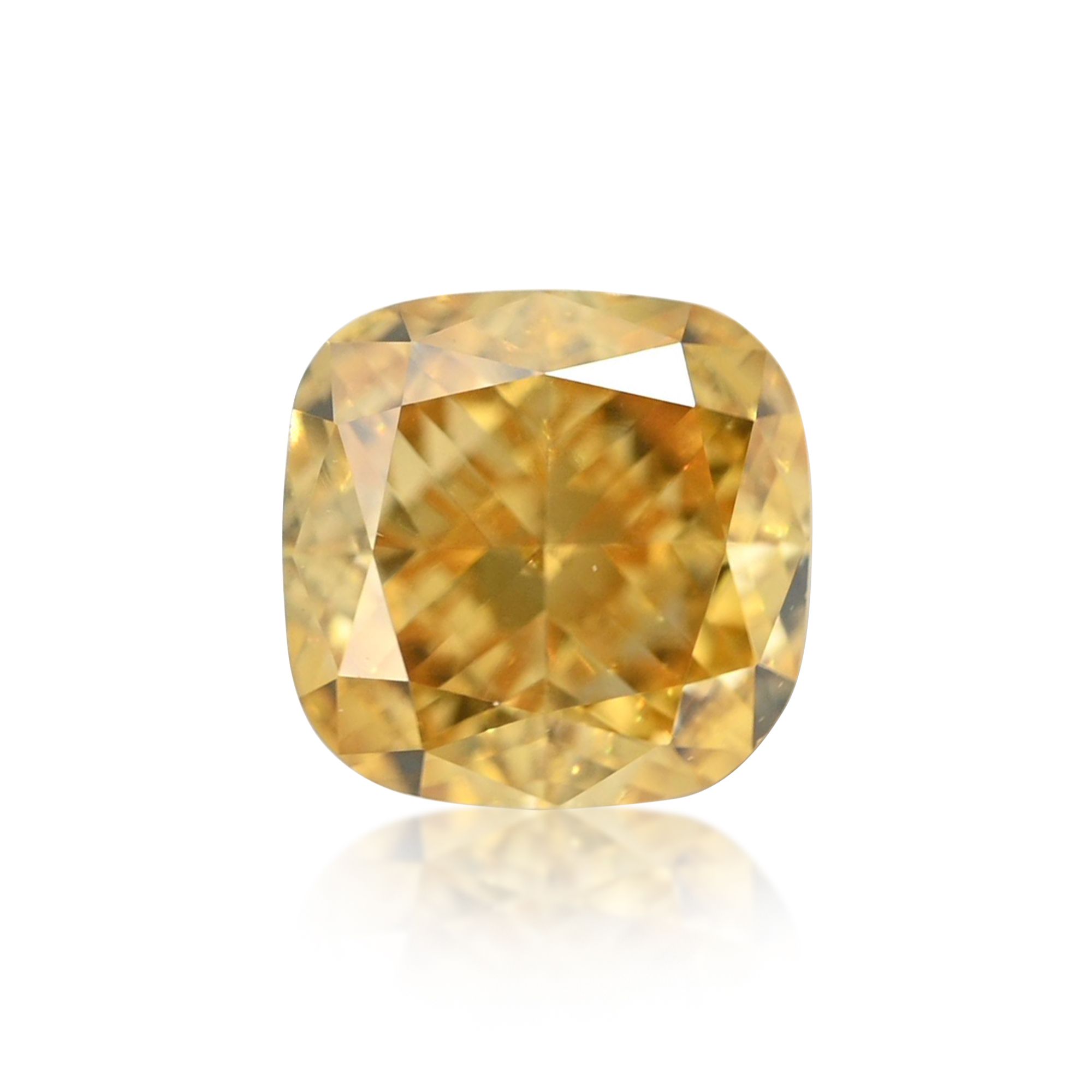 Diament 0.31 ct Fancy Intense Orangey Yellow/VS1
