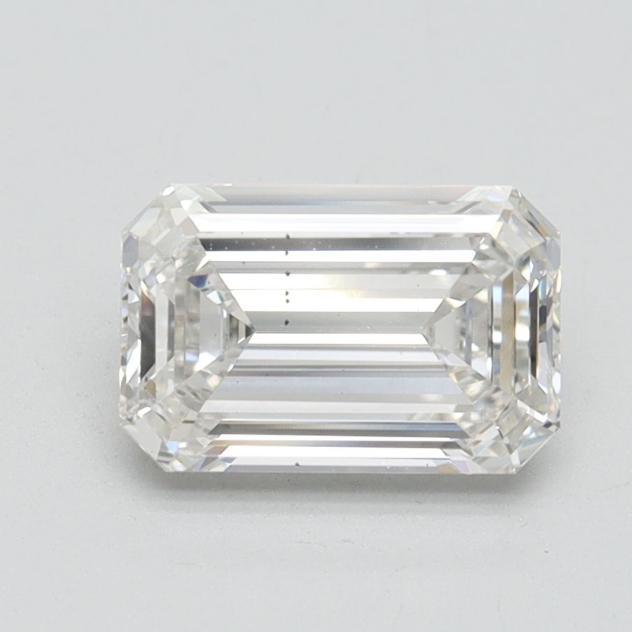 1.70 ct. emerald Lab Grown Diamond front image