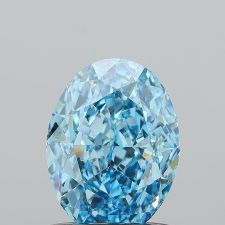 1.0 CT Fancy Vivid Blue OVAL