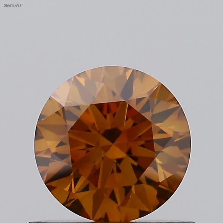 Diament 0.52 ct Fancy Deep Yellowish Orange/SI1