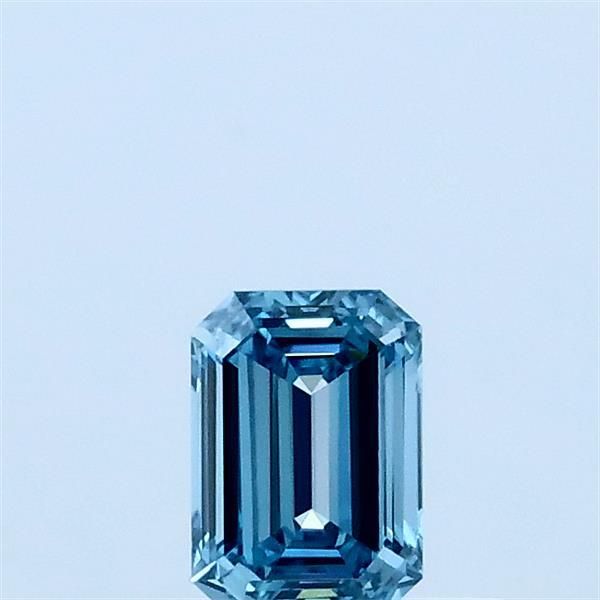 0.32 CT Fancy Vivid Blue EMERALD