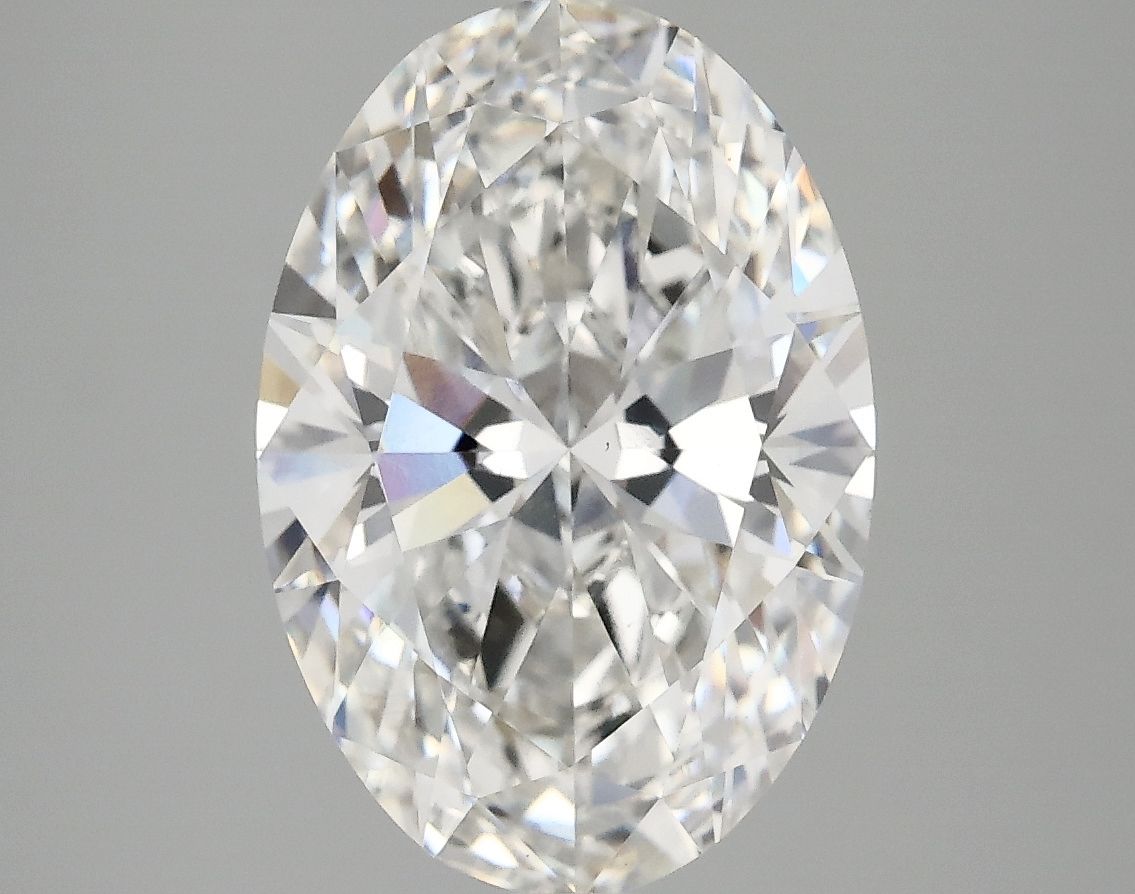 3.93 ct. oval Lab Grown Diamond front image