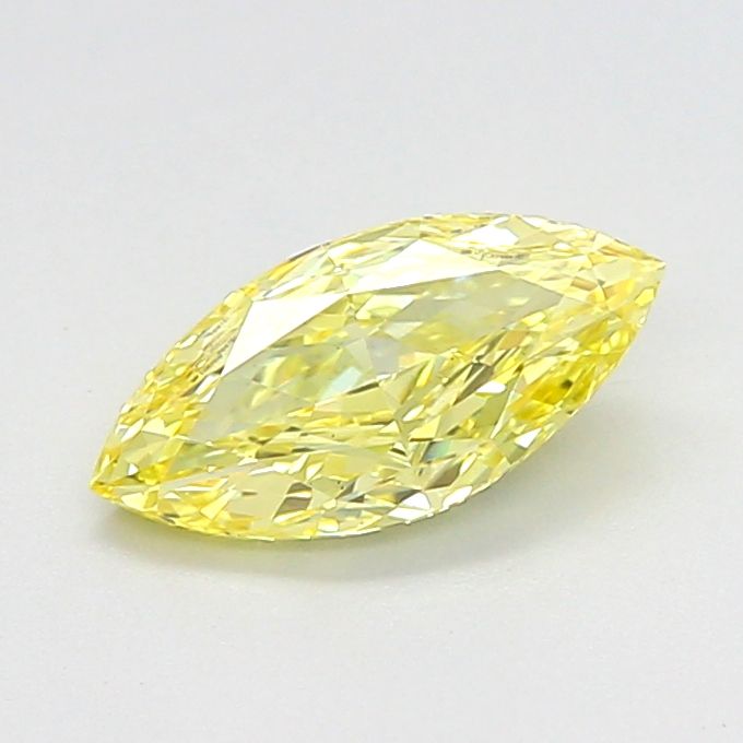 0.77 CT Fancy Intense Yellow MARQUISE