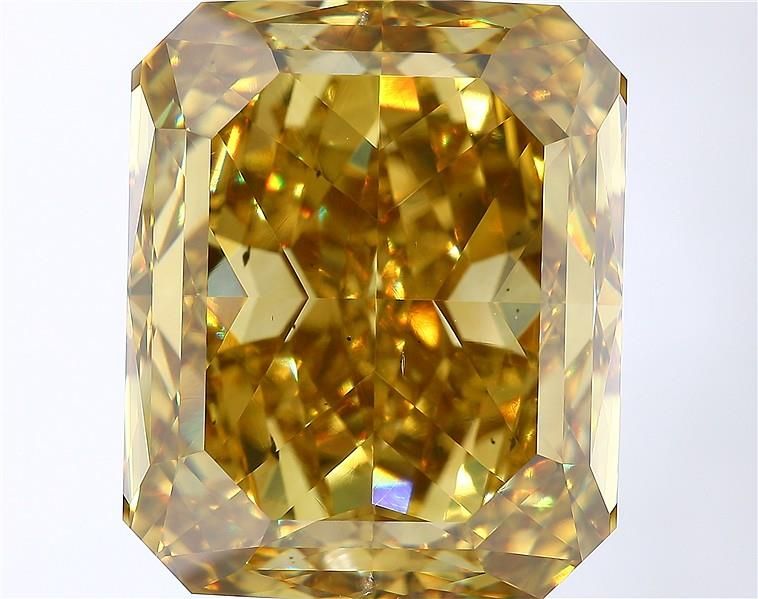 Diament 25.02 ct Faint Blueish Yellow/SI1