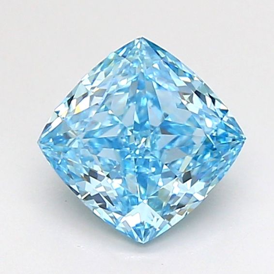 1.03 CT Fancy Vivid Blue CUSHION MODIFIED
