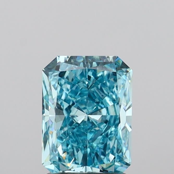 1.37 CT Fancy Vivid Blue RADIANT