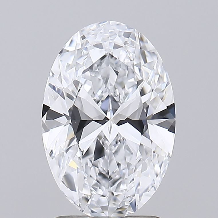 1.92 ct. oval Lab Grown Diamond front image
