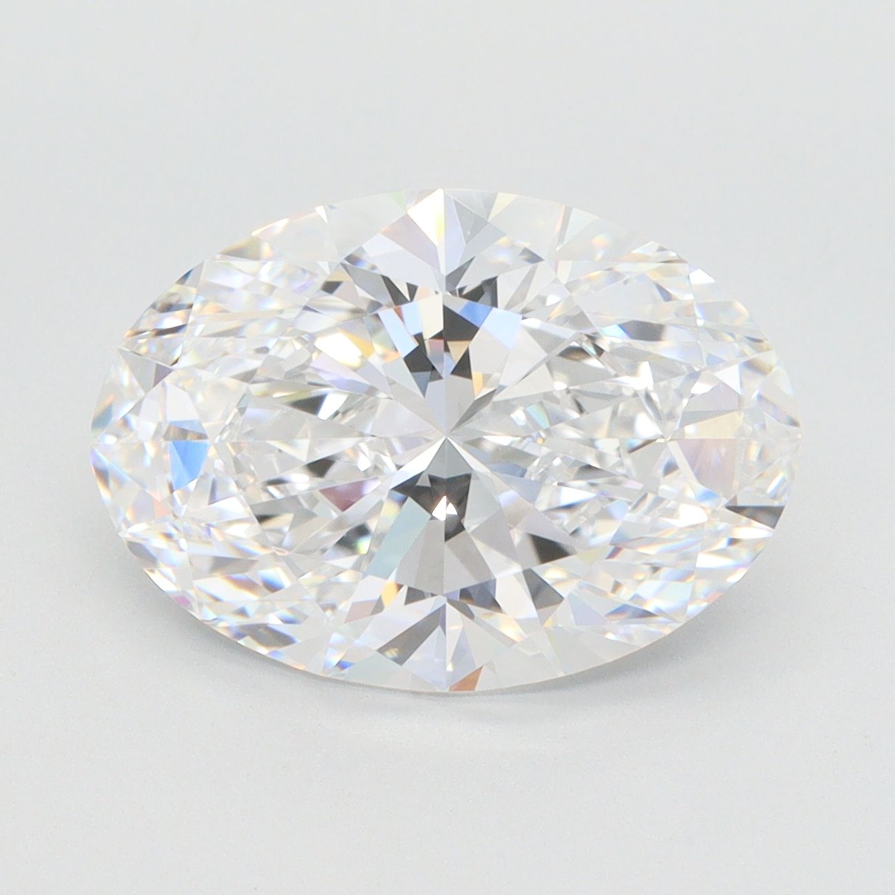 5.33 ct. oval Lab Grown Diamond front image