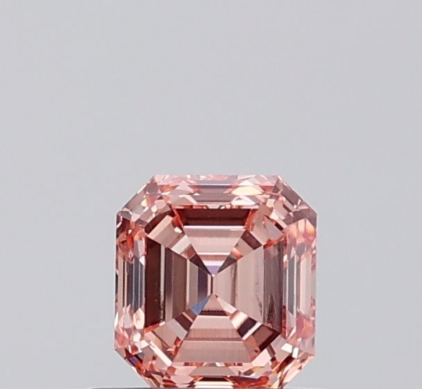 0.7 CT Fancy Intense Orange Pink EMERALD