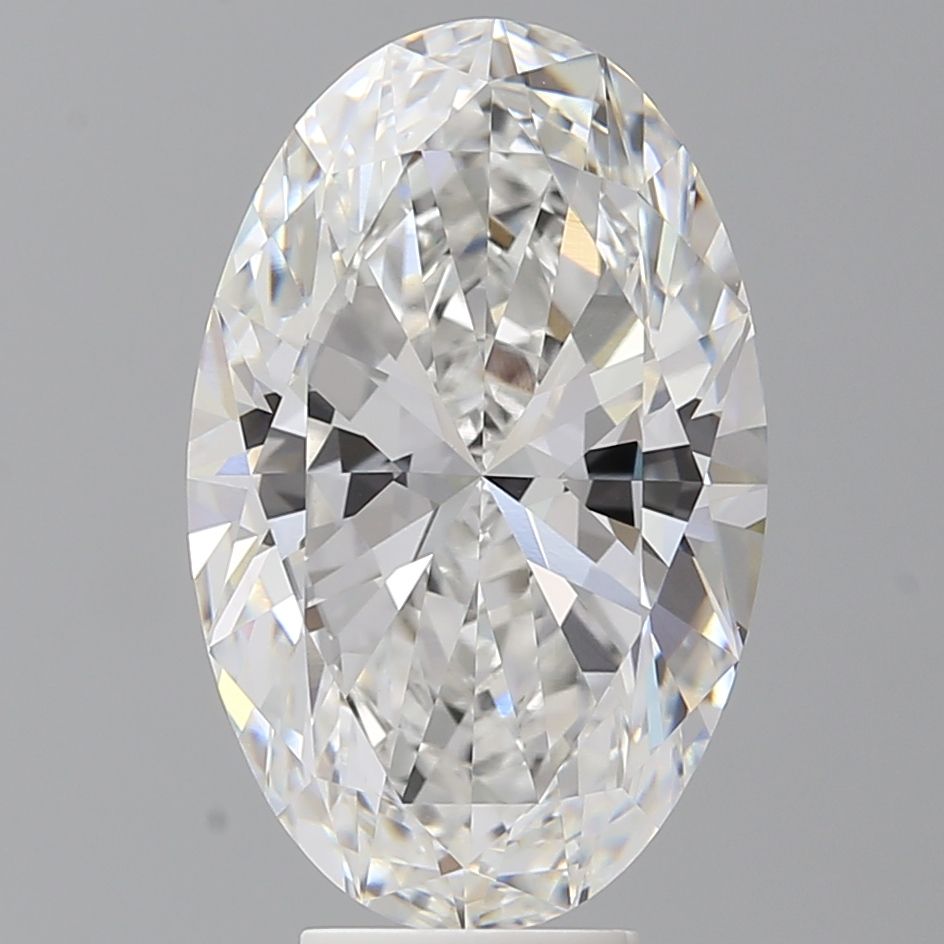 6.57 ct. oval Lab Grown Diamond front image