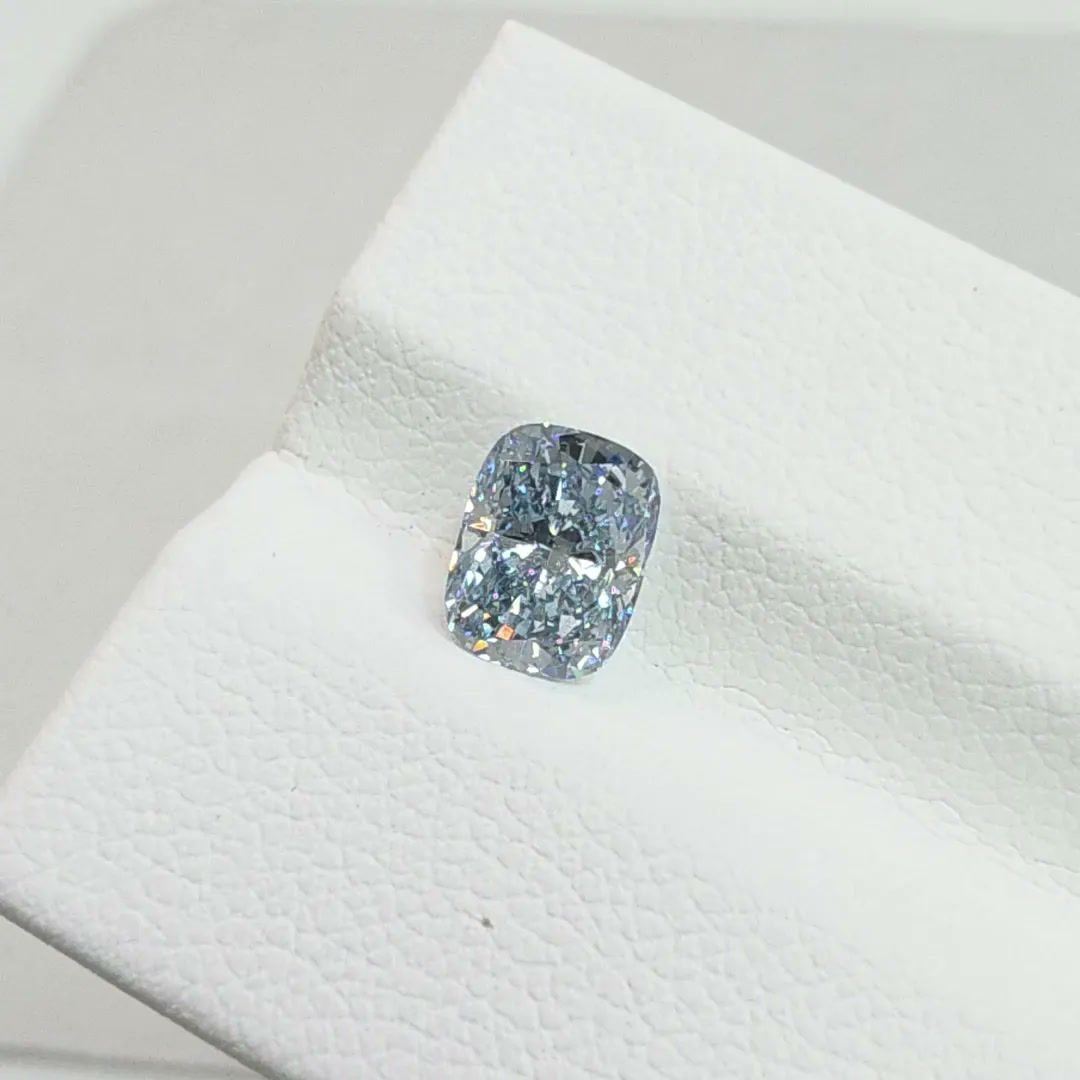 1.04 CT Fancy Blue CUSHION MODIFIED