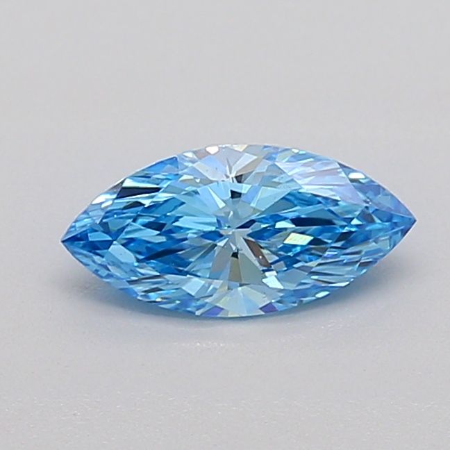 0.5 CT Fancy Vivid Blue MARQUISE