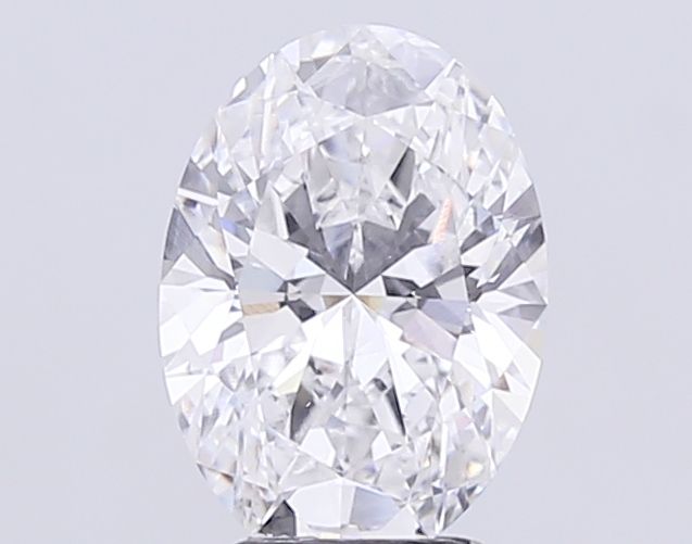 3.70 ct. oval Lab Grown Diamond front image