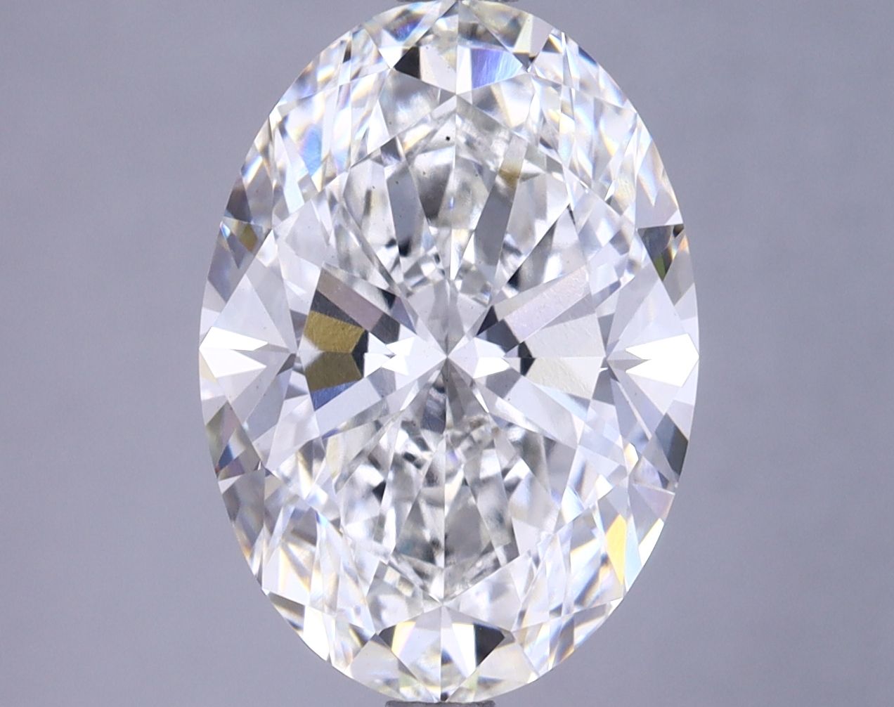 4.92 ct. oval Lab Grown Diamond front image