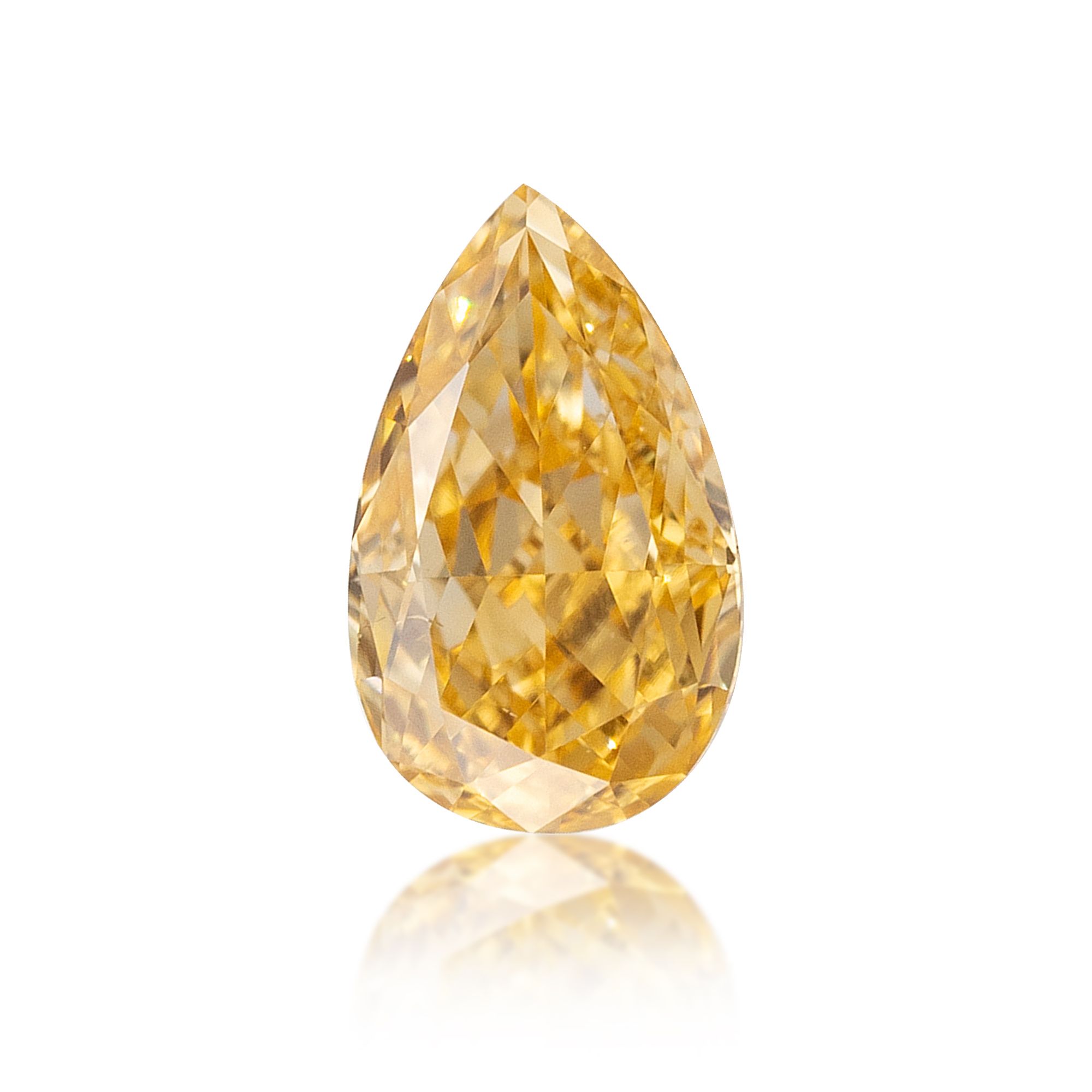 Diament 0.24 ct Fancy Intense Orange Yellow/SI1
