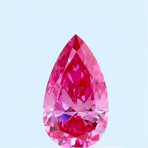 0.32 CT Fancy Vivid Pink PEAR