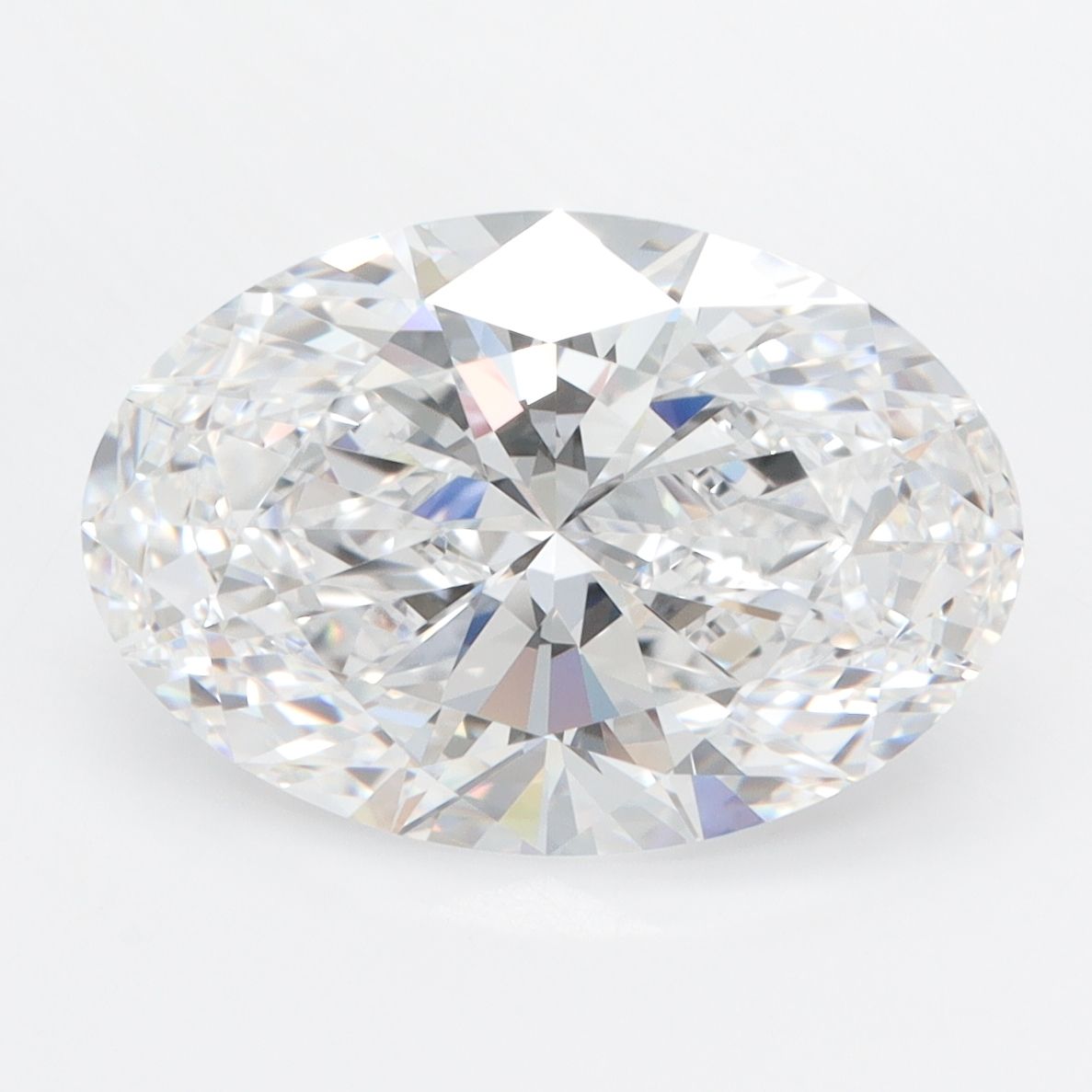 5.02 ct. oval Lab Grown Diamond front image