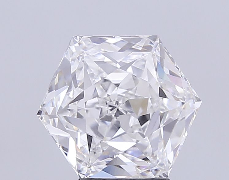 4.18 ct lab-grown Hexagonal Diamond