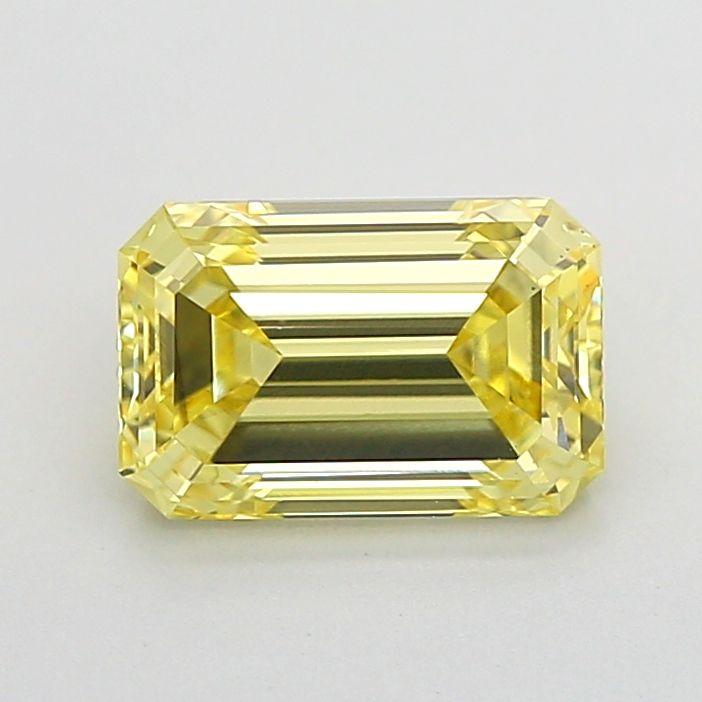 1.5 CT Fancy Yellow EMERALD
