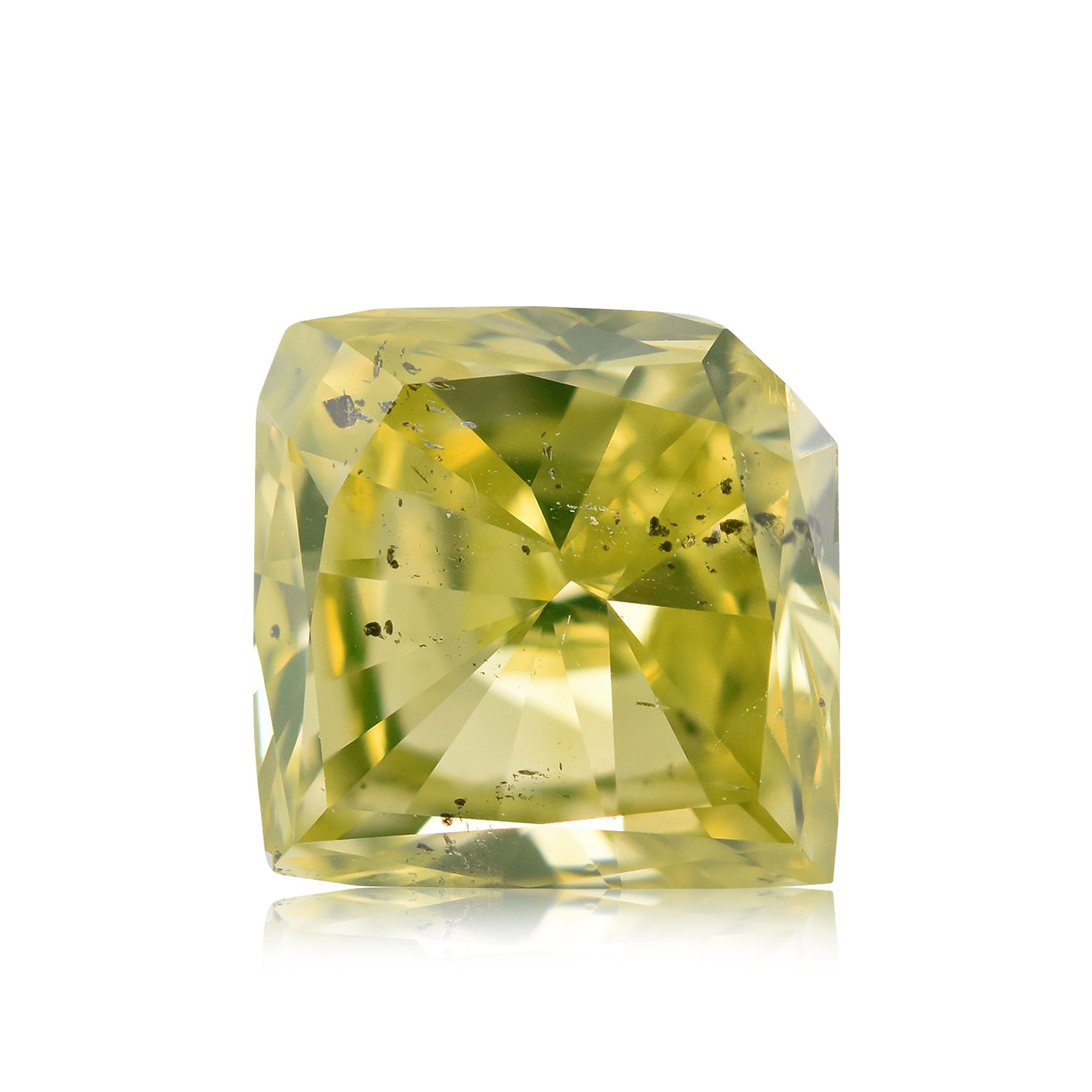 Diament 1.01 ct Fancy Intense Greenish Yellow/
