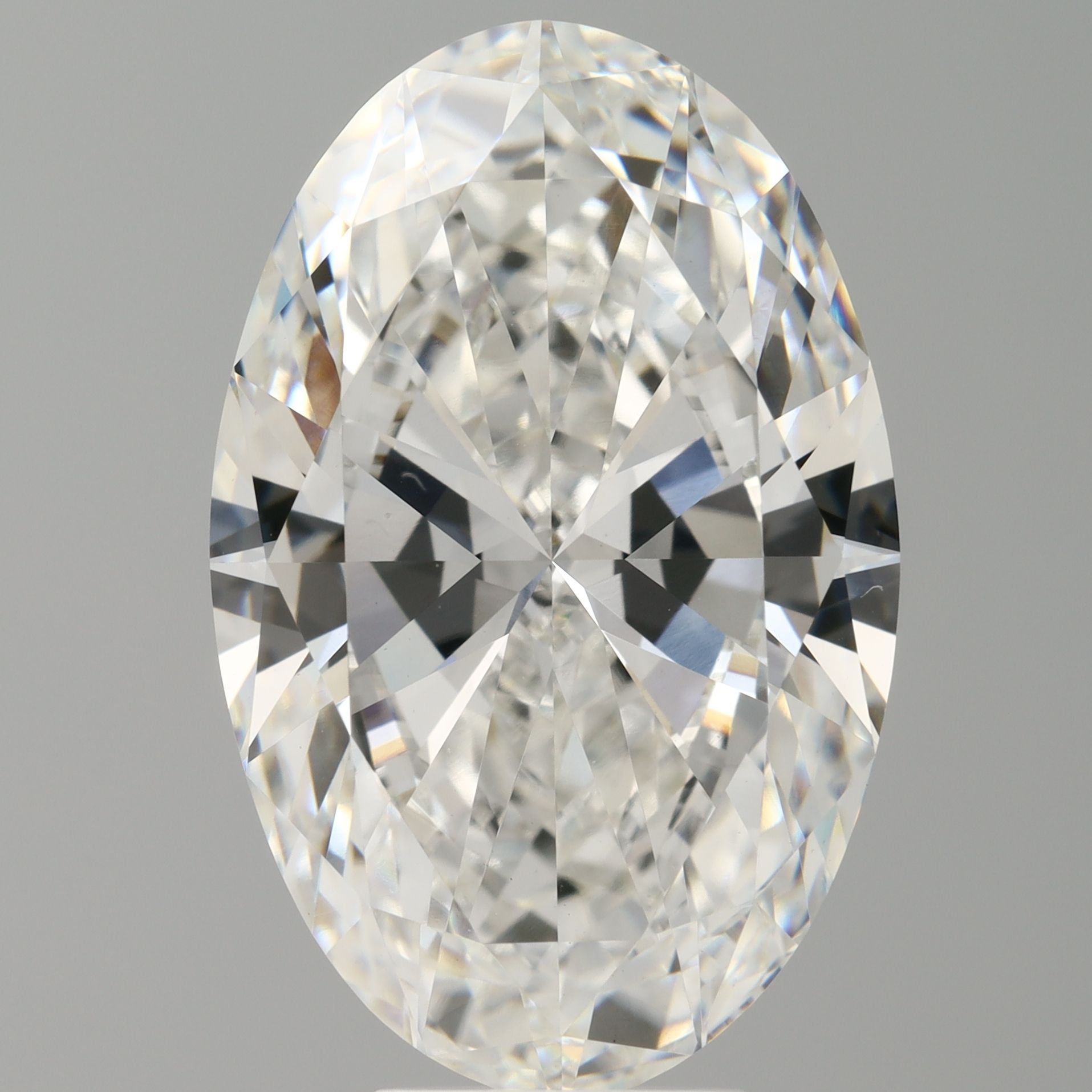 7.55 ct. oval Lab Grown Diamond front image