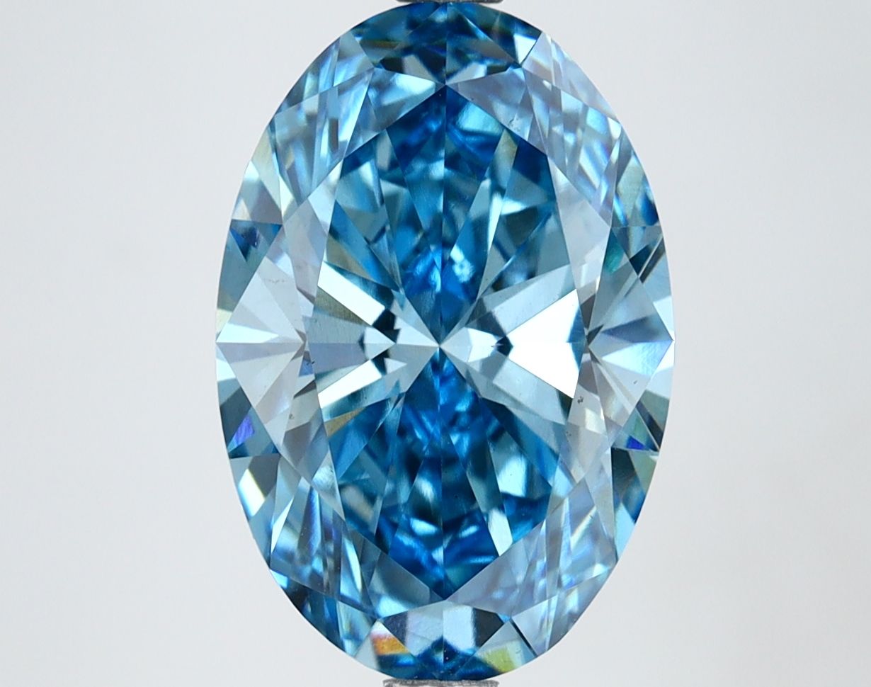 4.02 ct. oval Lab Grown Diamond front image