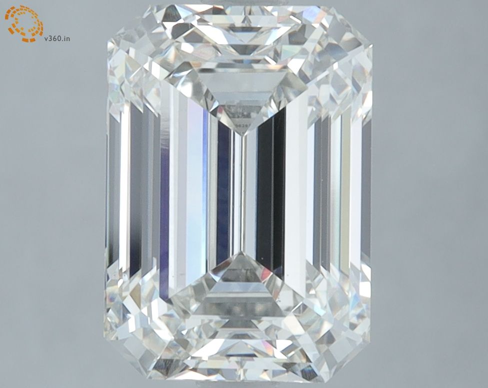 3.68 ct. emerald Lab Grown Diamond front image