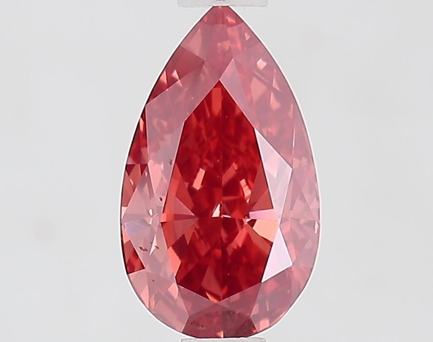 1.1 CT Fancy Vivid Pinkish Orange PEAR