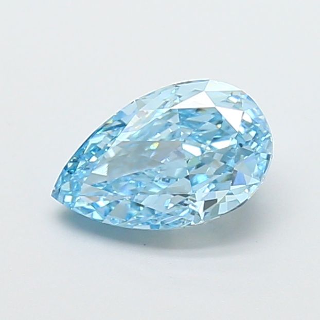 1.58 CT Fancy Vivid Blue PEAR
