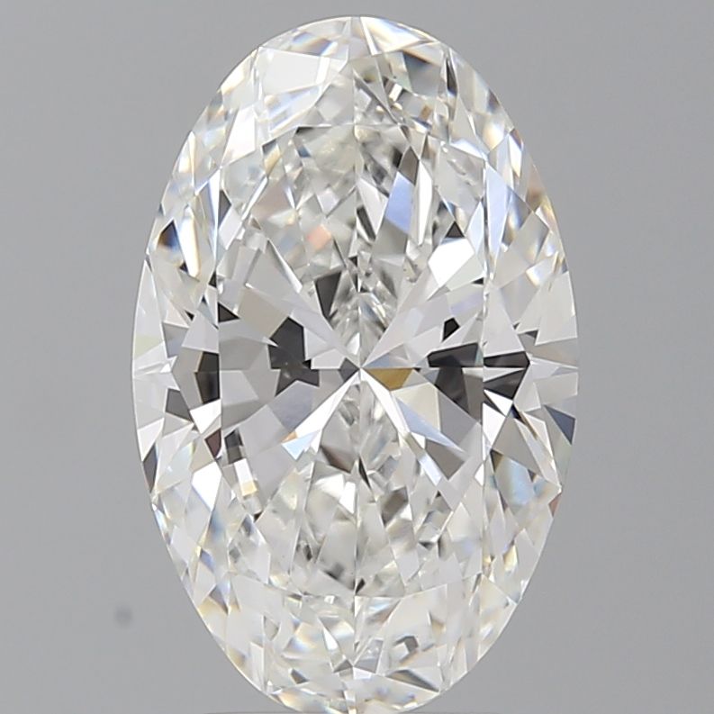 4.10 ct. oval Lab Grown Diamond front image