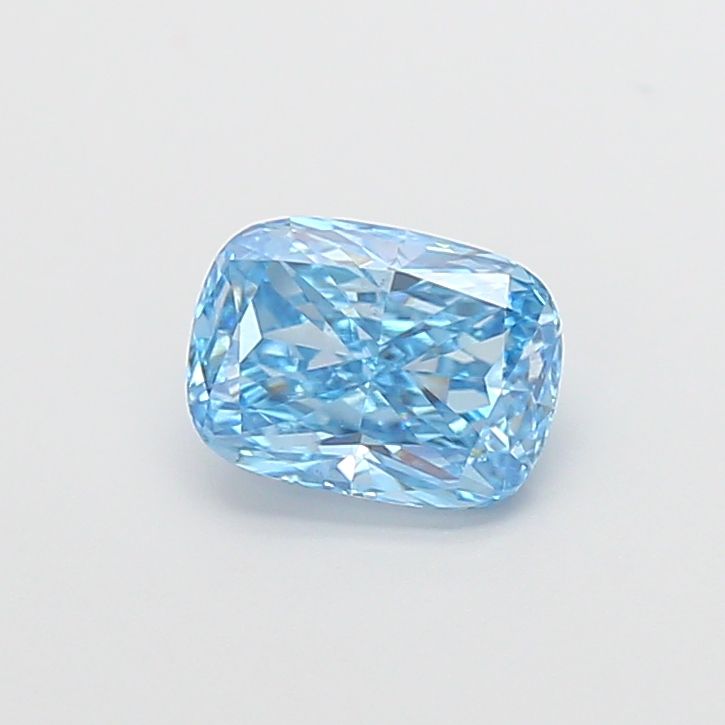 1.09 CT Fancy Vivid Blue CUSHION MODIFIED