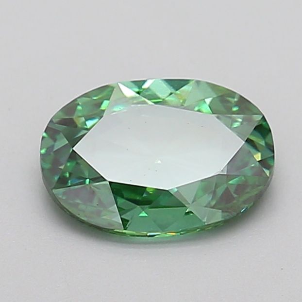 0.84 CT Fancy Vivid Green ROSE