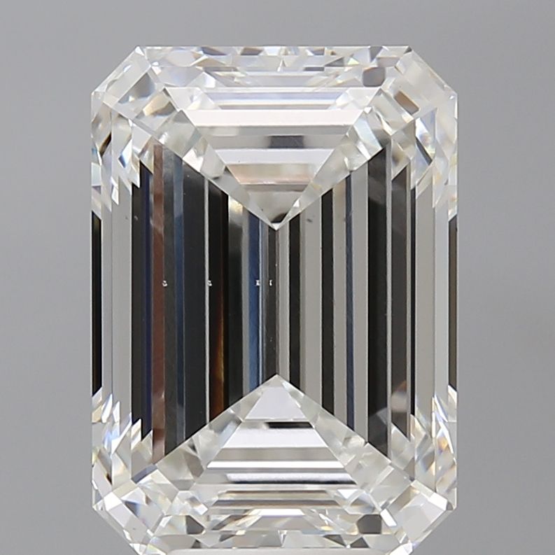 7.10 ct. emerald Lab Grown Diamond front image