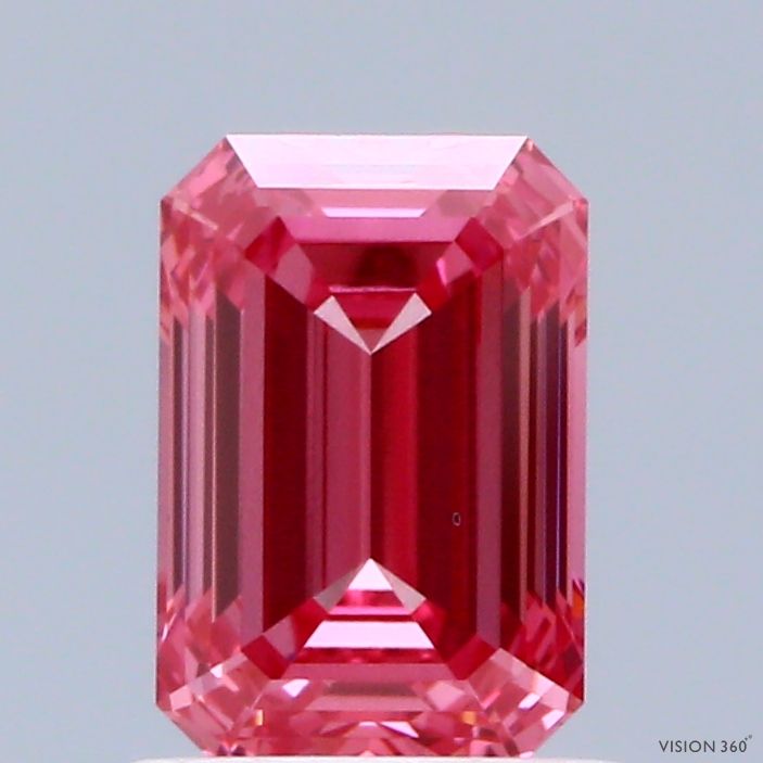 1.05 CT Fancy Vivid Pink EMERALD