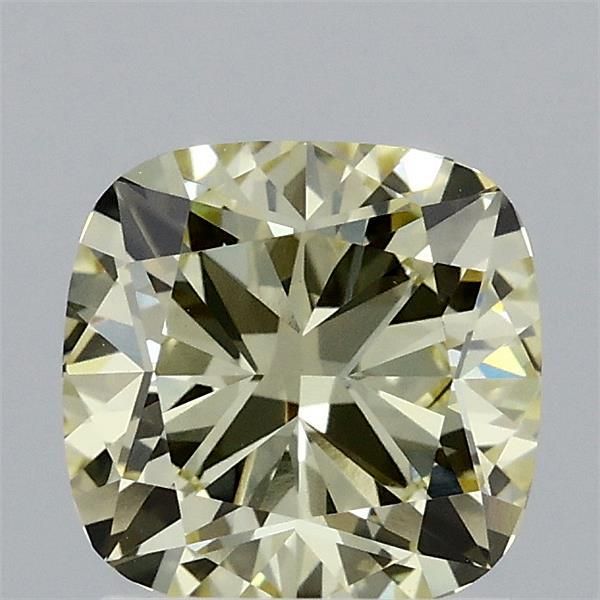 1.51 CT Fancy Yellow CUSHION MODIFIED