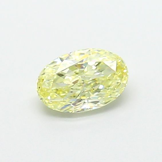 0.76 CT Fancy Light Yellow OVAL
