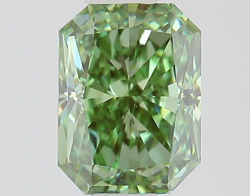 0.84 CT Fancy Vivid Green RADIANT