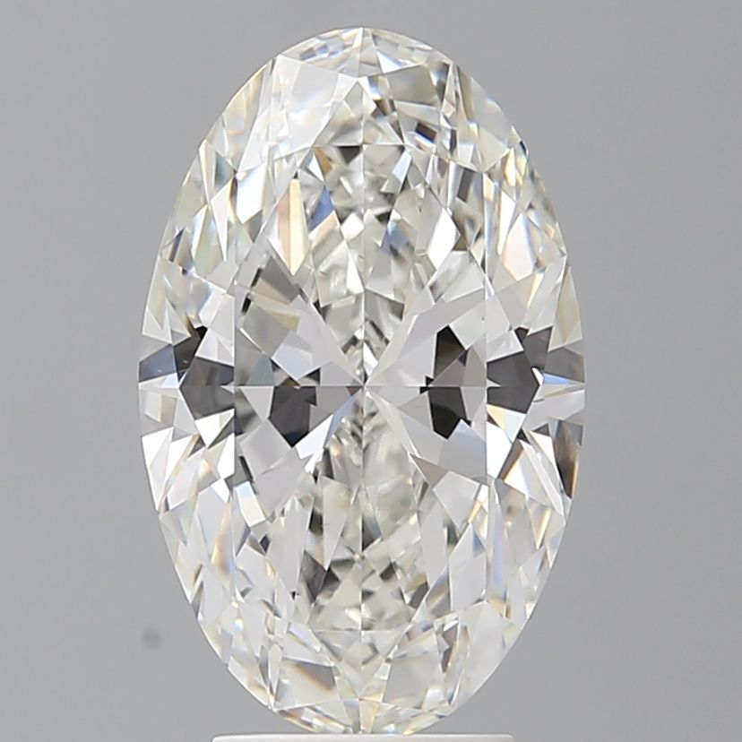 4.09 ct. oval Lab Grown Diamond front image