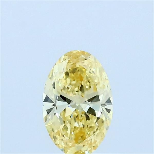 0.33 CT Fancy Intense Yellow OVAL