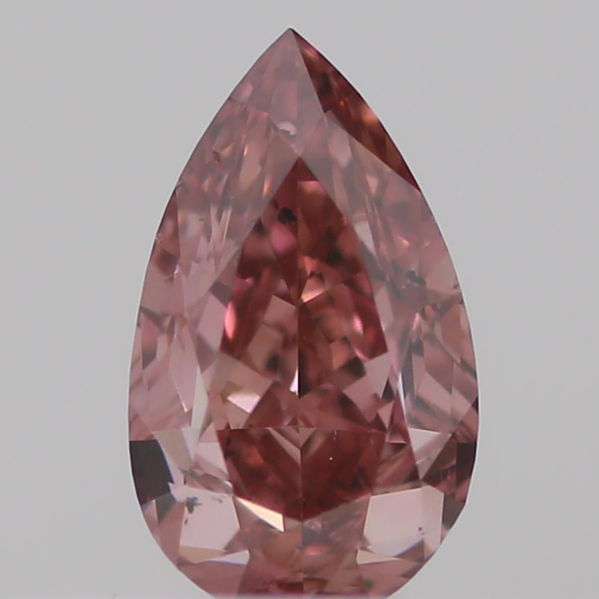Diament 0.25 ct Fancy Deep Brownish Orangey Pink/SI1