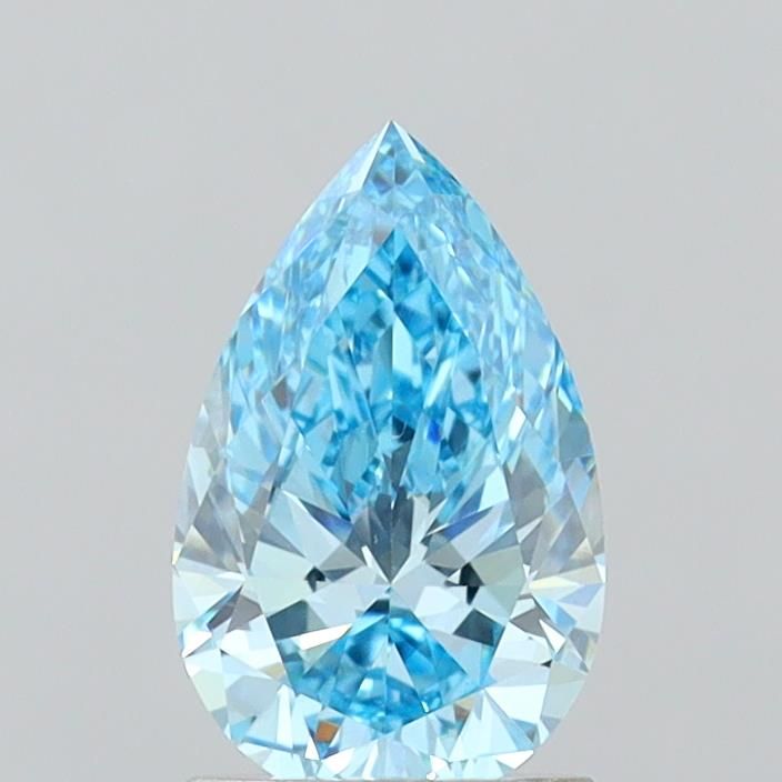 1.45 CT Fancy Vivid Blue PEAR