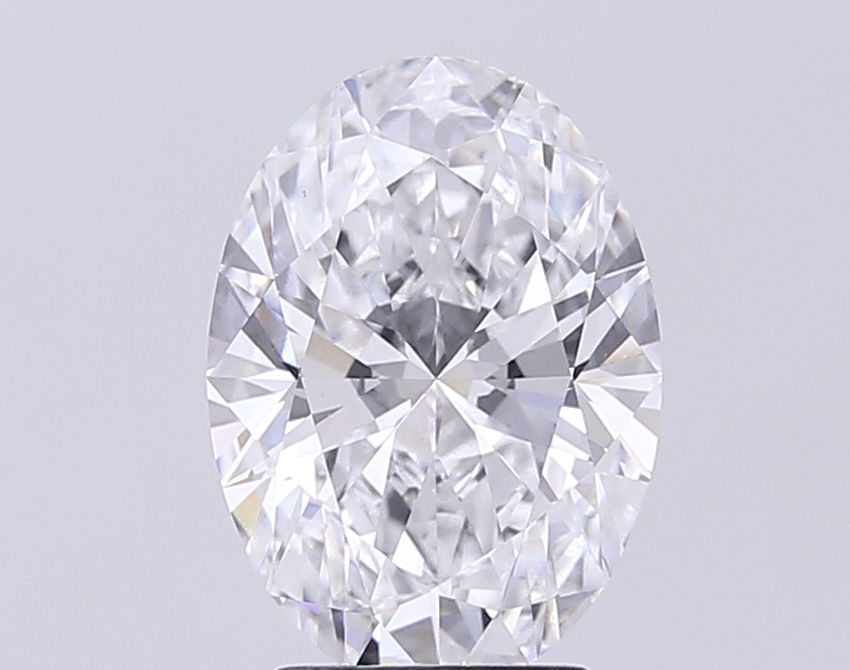 3.24 ct. oval Lab Grown Diamond front image