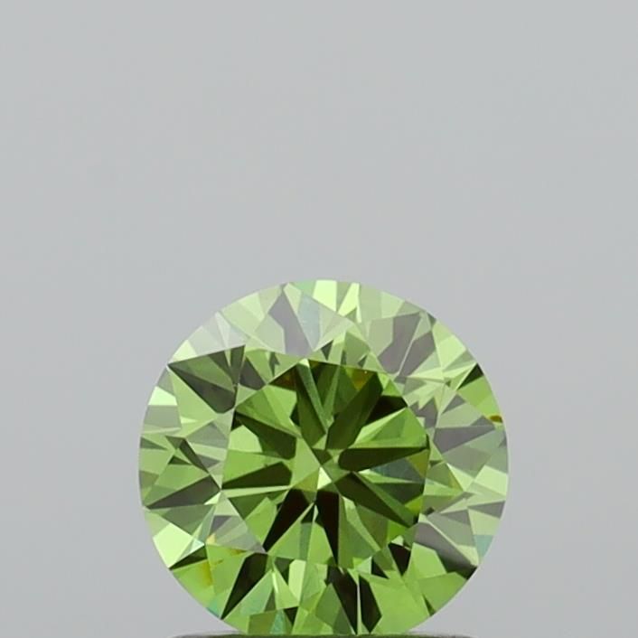 1.07 CT Fancy Vivid Green ROUND
