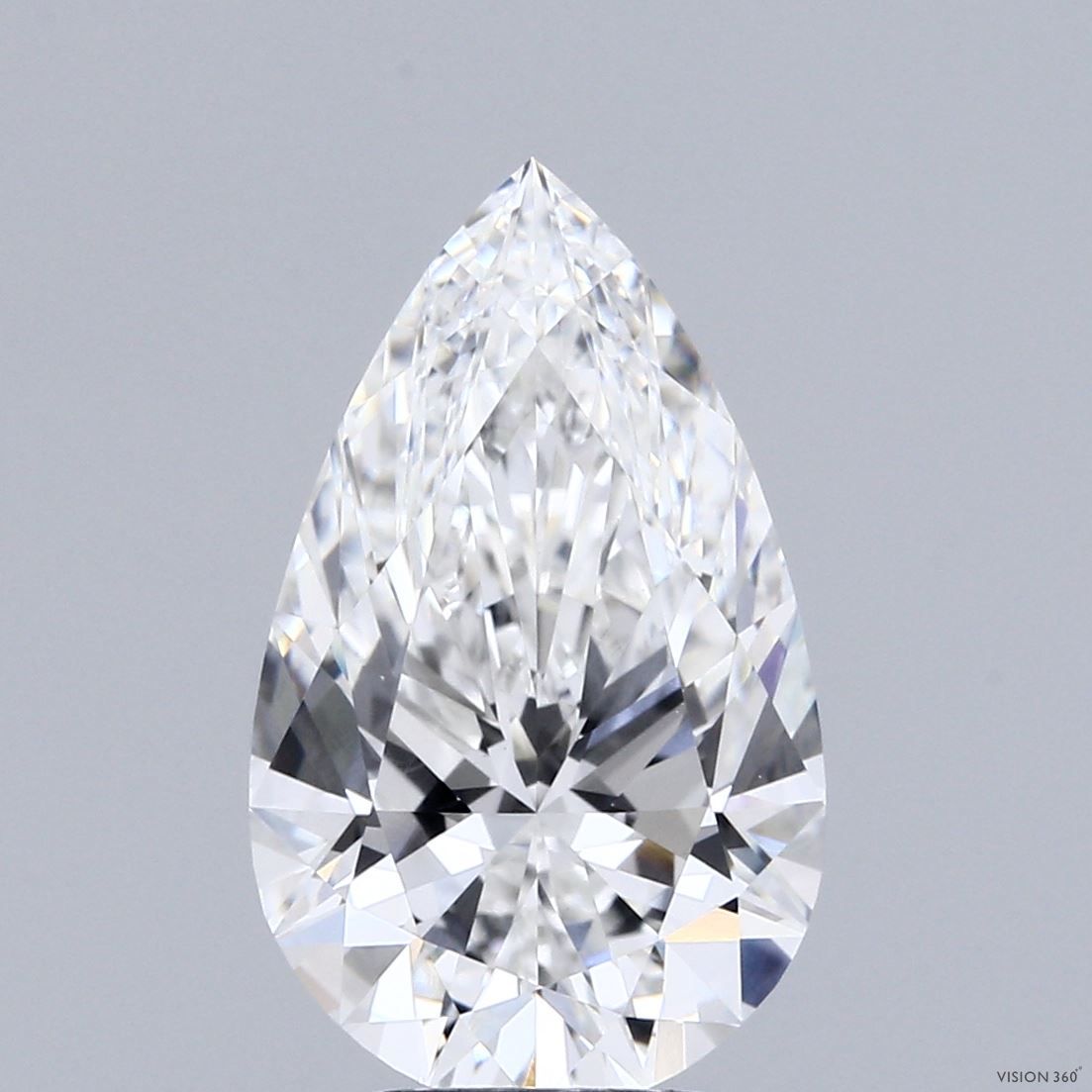 4.06 ct. pear Lab Grown Diamond front image