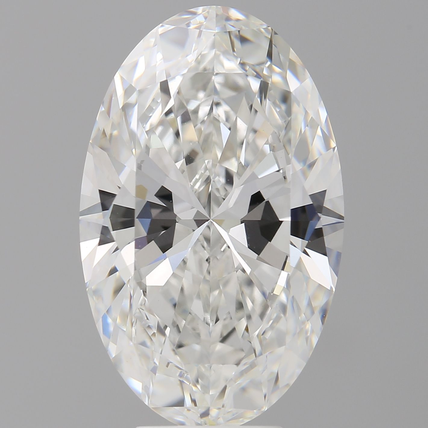 7.08 ct. oval Lab Grown Diamond front image