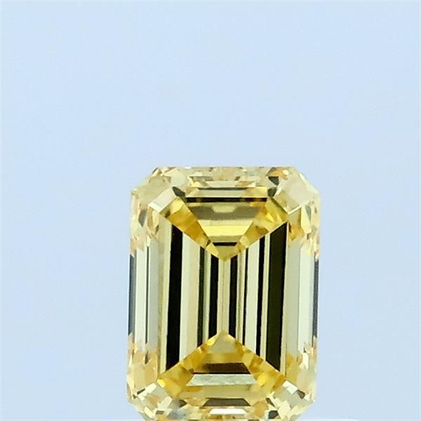 0.51 CT Fancy Intense Yellow EMERALD