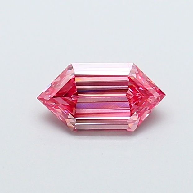 1.1 CT Fancy Vivid Pink HEXAGONAL