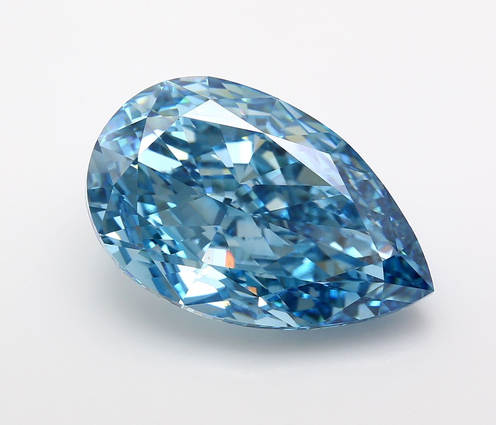 21.33 ct. pear Lab Grown Diamond front image