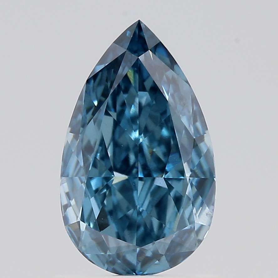 1.02 CT Fancy Vivid Blue PEAR