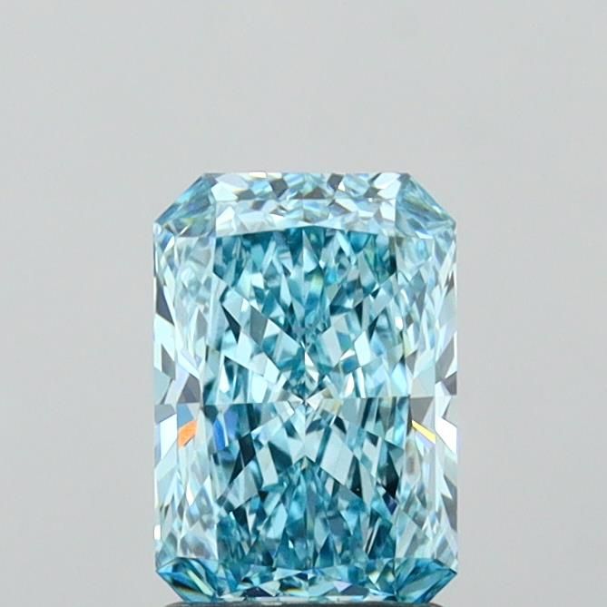 1.32 CT Fancy Vivid Blue RADIANT